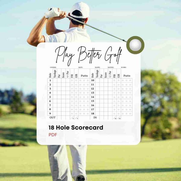 18 Hole Golf Scorecard PDF
