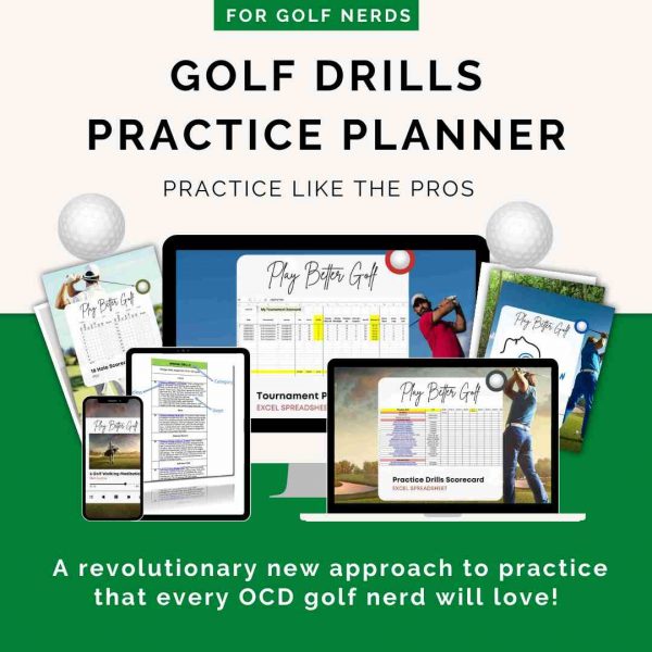 Golf Drills Practice Planner For Nerds
