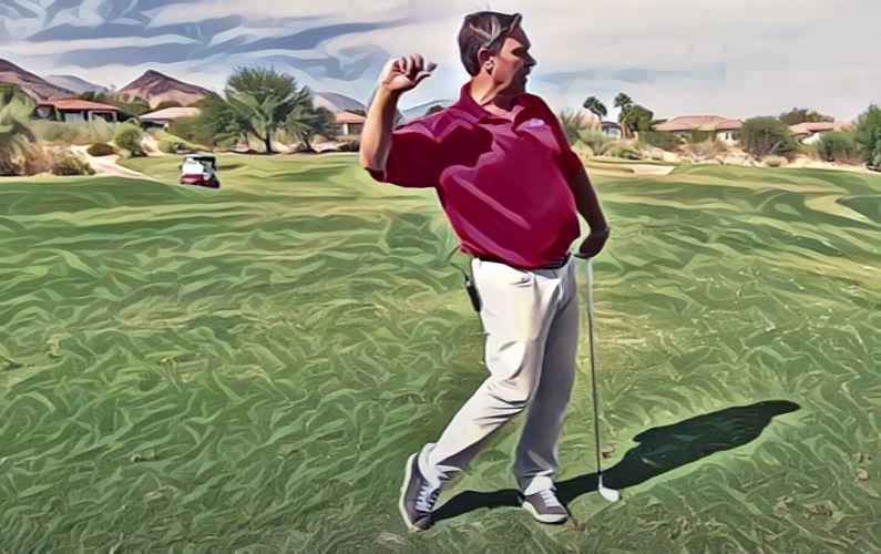 Golf Transition Drill Switch From Arms To Body Swing