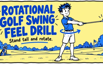 Rotational Golf Swing Feel Drill: 3 Steps to a Freer Turn