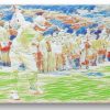 Sam Snead Crayon Artwork