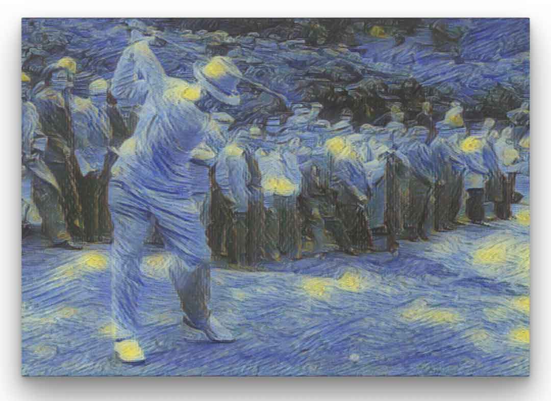 Sam Snead Van Gogh Artwork