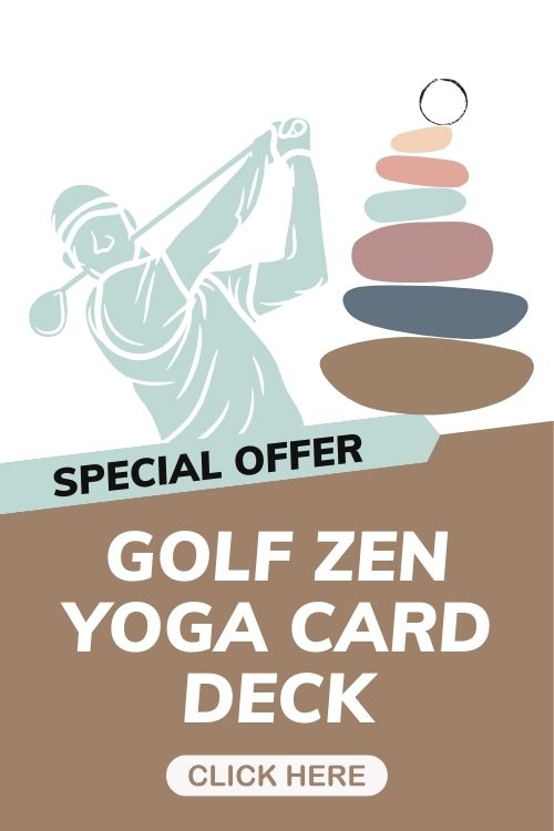 Golf Zen Yoga Card Deck