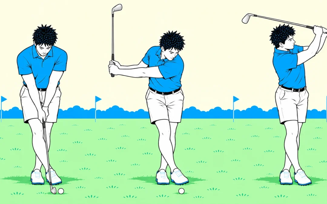 Annika half shot drill featured: crossed-leg setup and smooth shoulder turn.