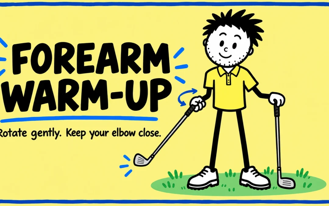 Forearm Strengthening Golf Warm-Up Drill: Rotate with Control