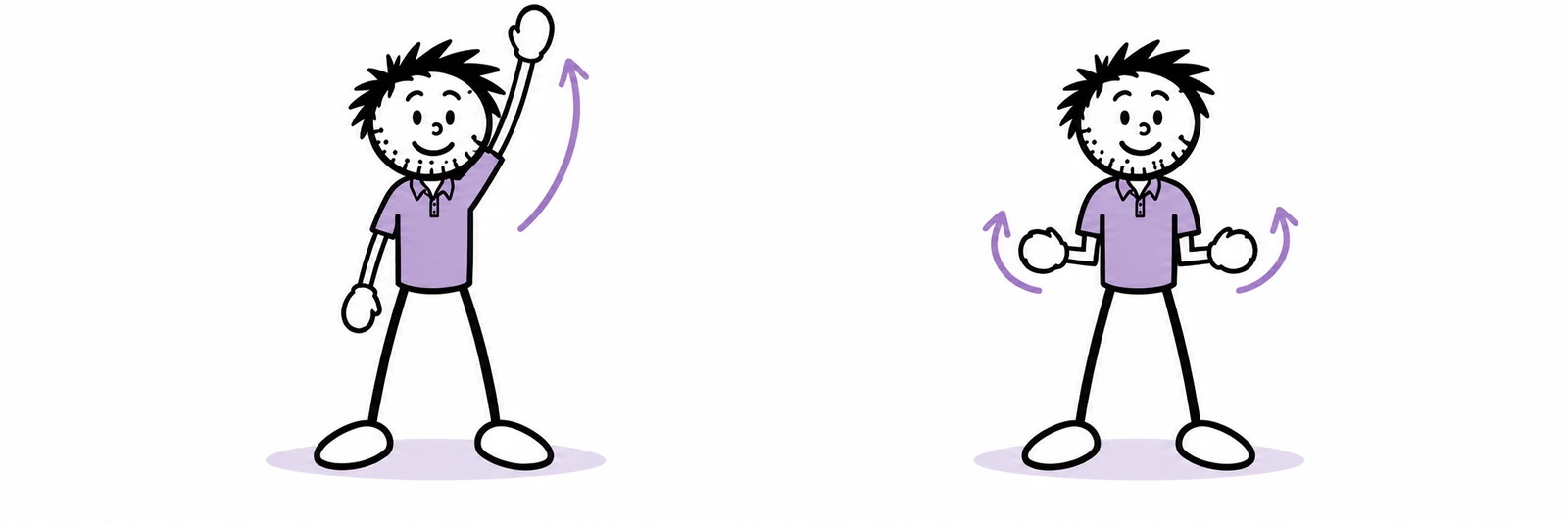Shoulder mobility circuit: Golf fitness practice card illustration