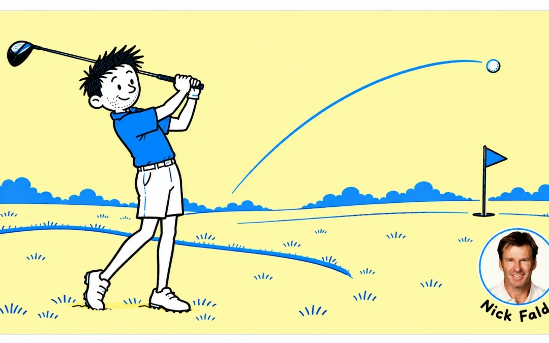 Nick Faldo Wing Up Driver Fade Drill: Practise One Clear Shot Cue