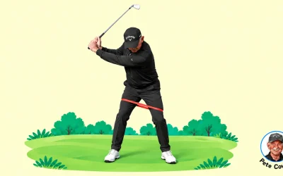 Pete Cowen Resistance Band Drill: Keep Your Legs Stable