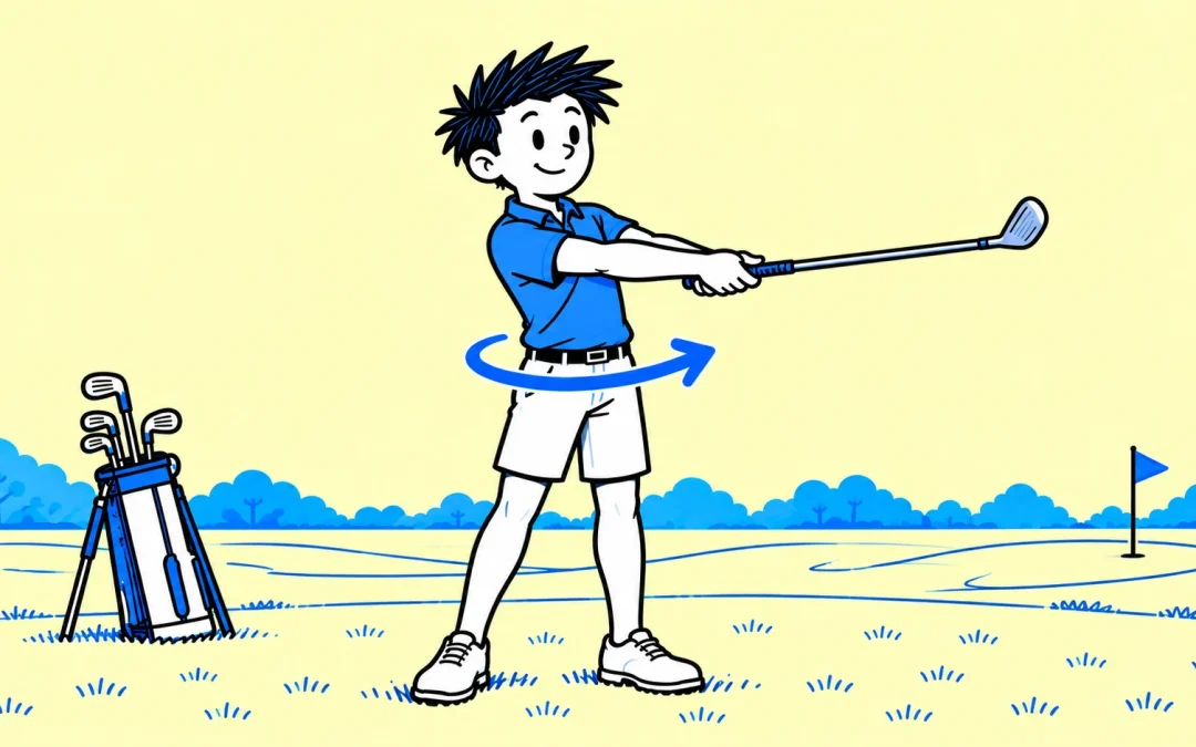Rotational Golf Swing Feel Drill: 3 Steps to a Freer Turn